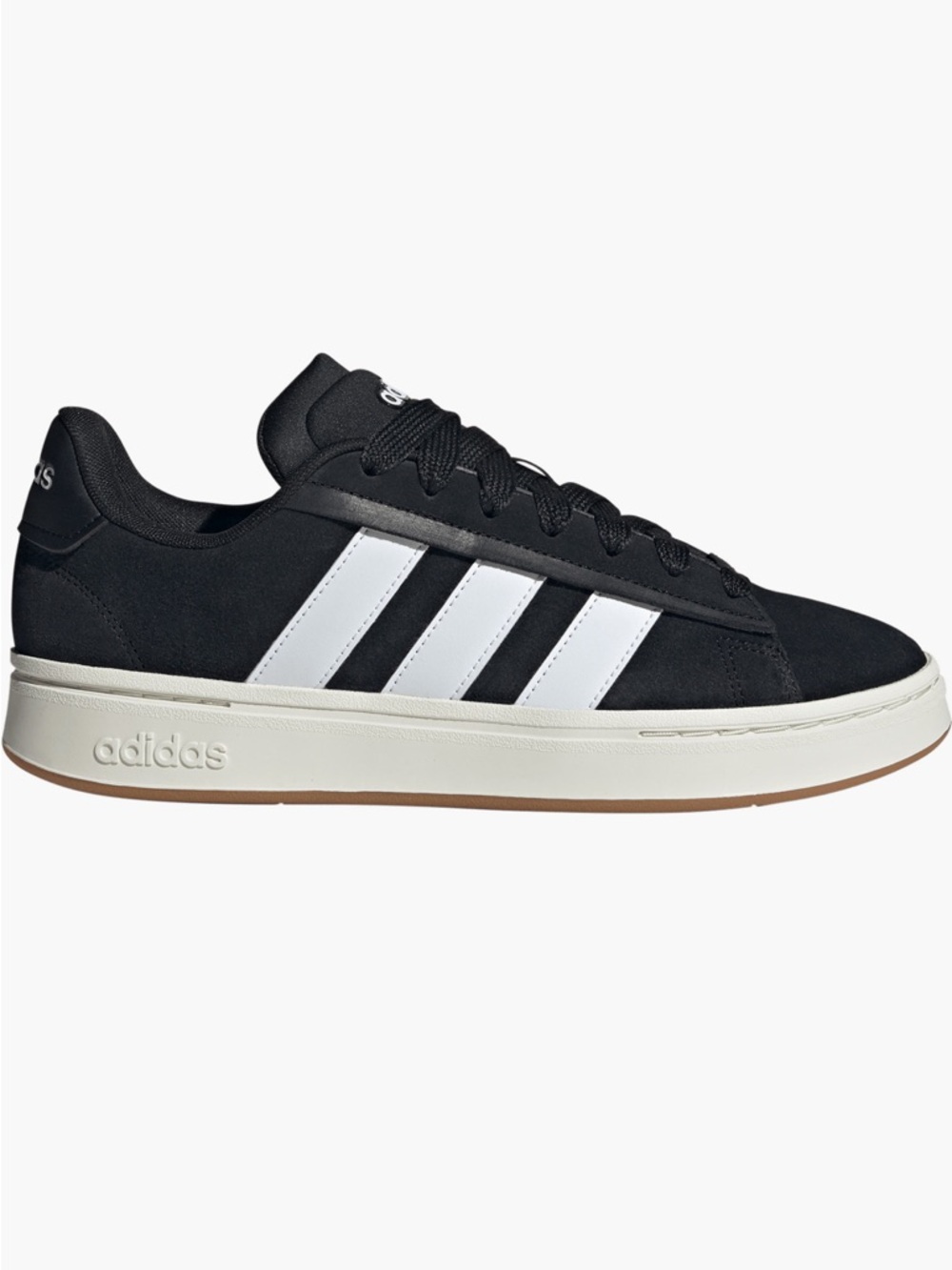 Adidas Black Grand Court Alpha Sneaker (w/CloudFoam)